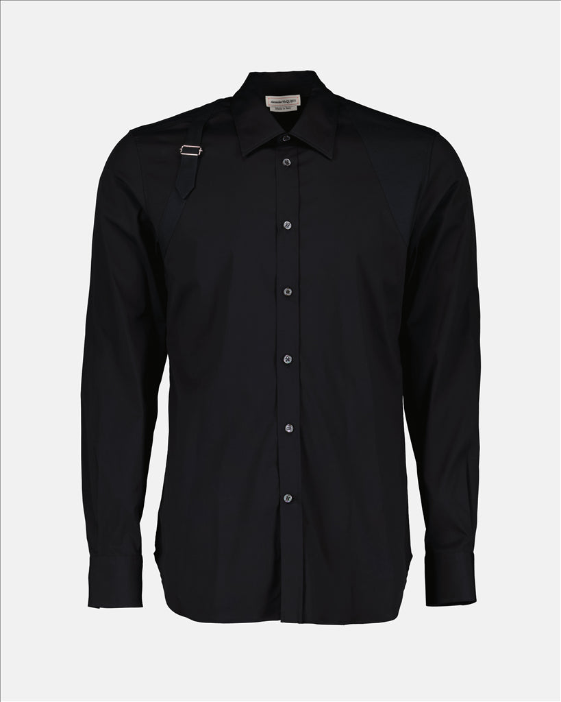 Camisas Chemise à bretelle Alexander McQueen Preto Homme