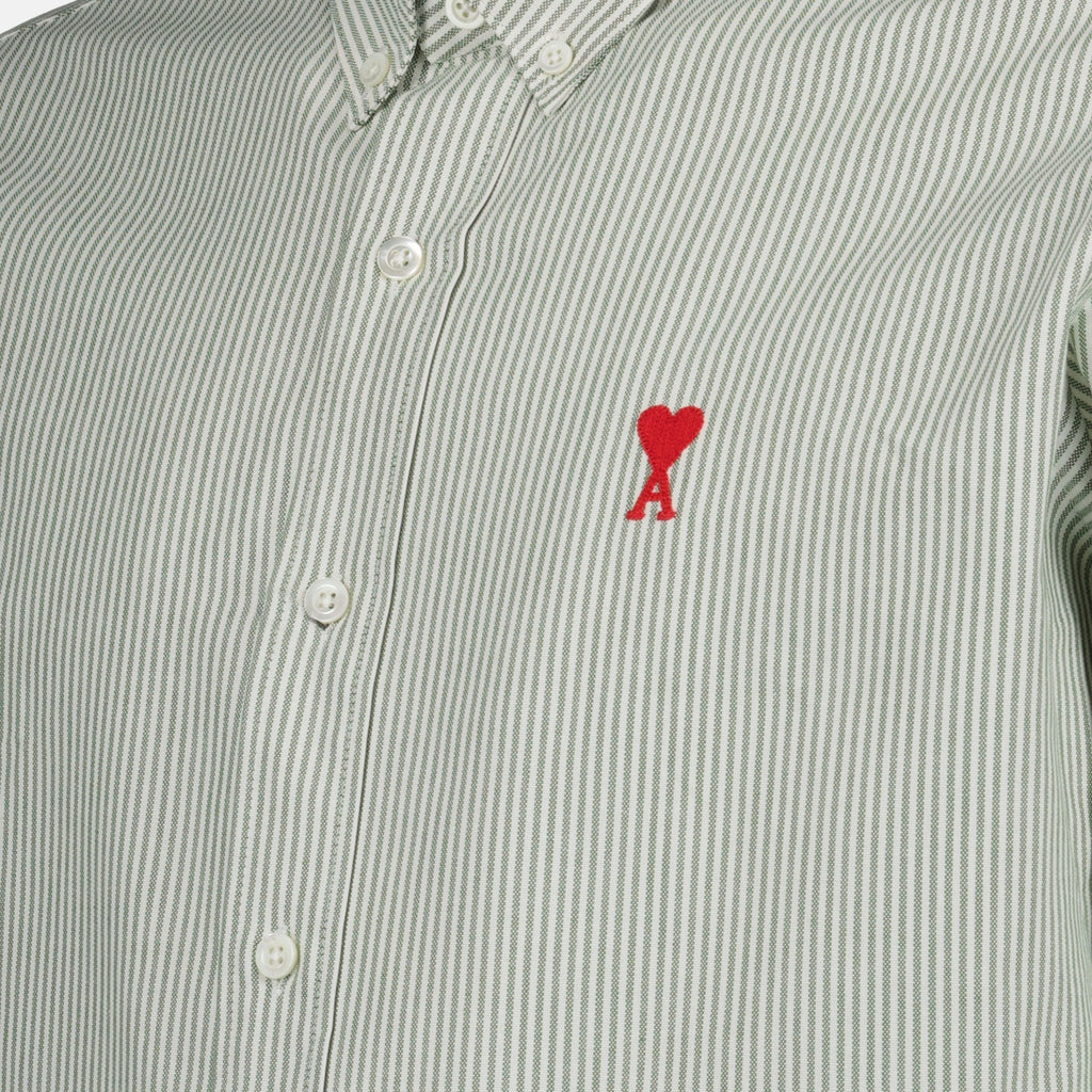 Chemise rayé vert Ami de Coeur