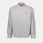 Hemden Chemise rayée Ami PARIS Grau Homme