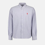 Shirts Striped shirt Ami De Coeur Ami PARIS Blue Man