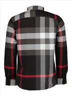 Camisas Chemise Somerton Burberry Cinza Homme