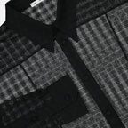 Chemise Vichy en résille