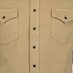 Camisas Camisa Western Saint Laurent Beige Hombres