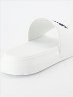 Open shoes Logo slides Alexander McQueen White Man