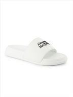 Open shoes Logo slides Alexander McQueen White Man