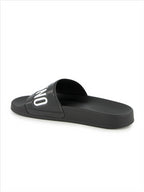 Chaussures ouvertes Claquette à logo Moschino Noir Homme
