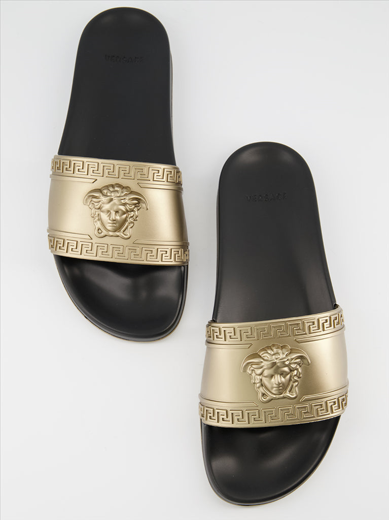 Chaussures de ville Claquette Medusa Versace Doré Homme