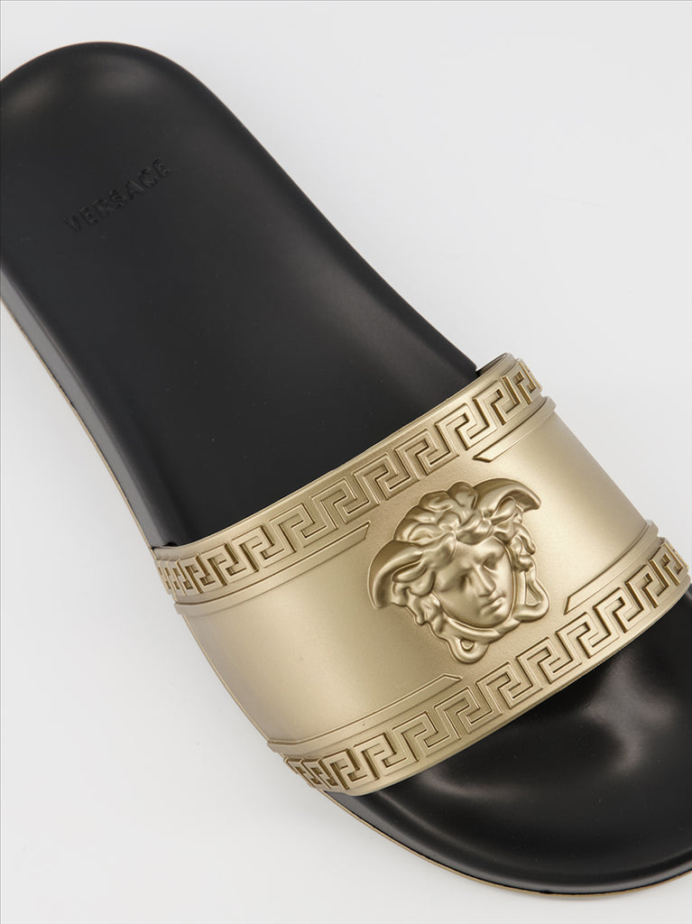 Chaussures de ville Claquette Medusa Versace Doré Homme