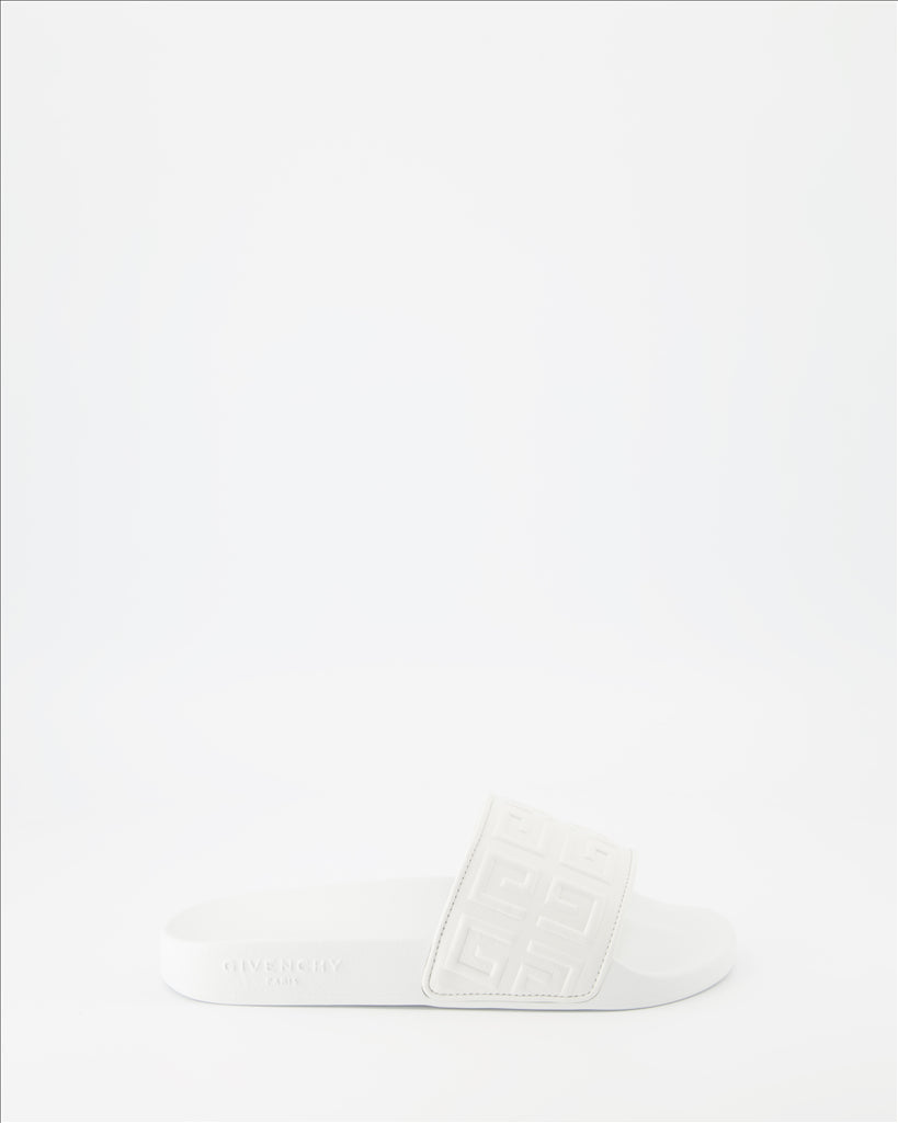 Scarpe aperte Claquettes 4G Givenchy Bianco Femme