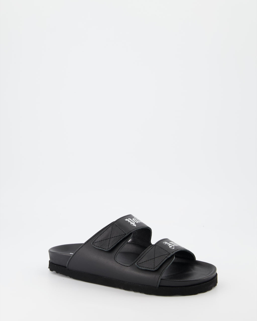 Open shoes Two-strap slides Palm Angels Black Women