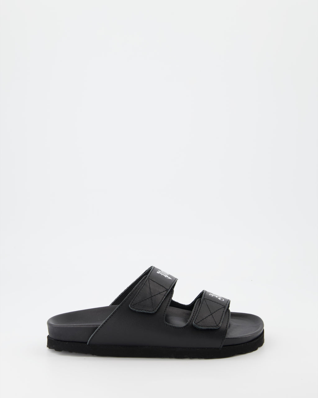 Open shoes Two-strap slides Palm Angels Black Women