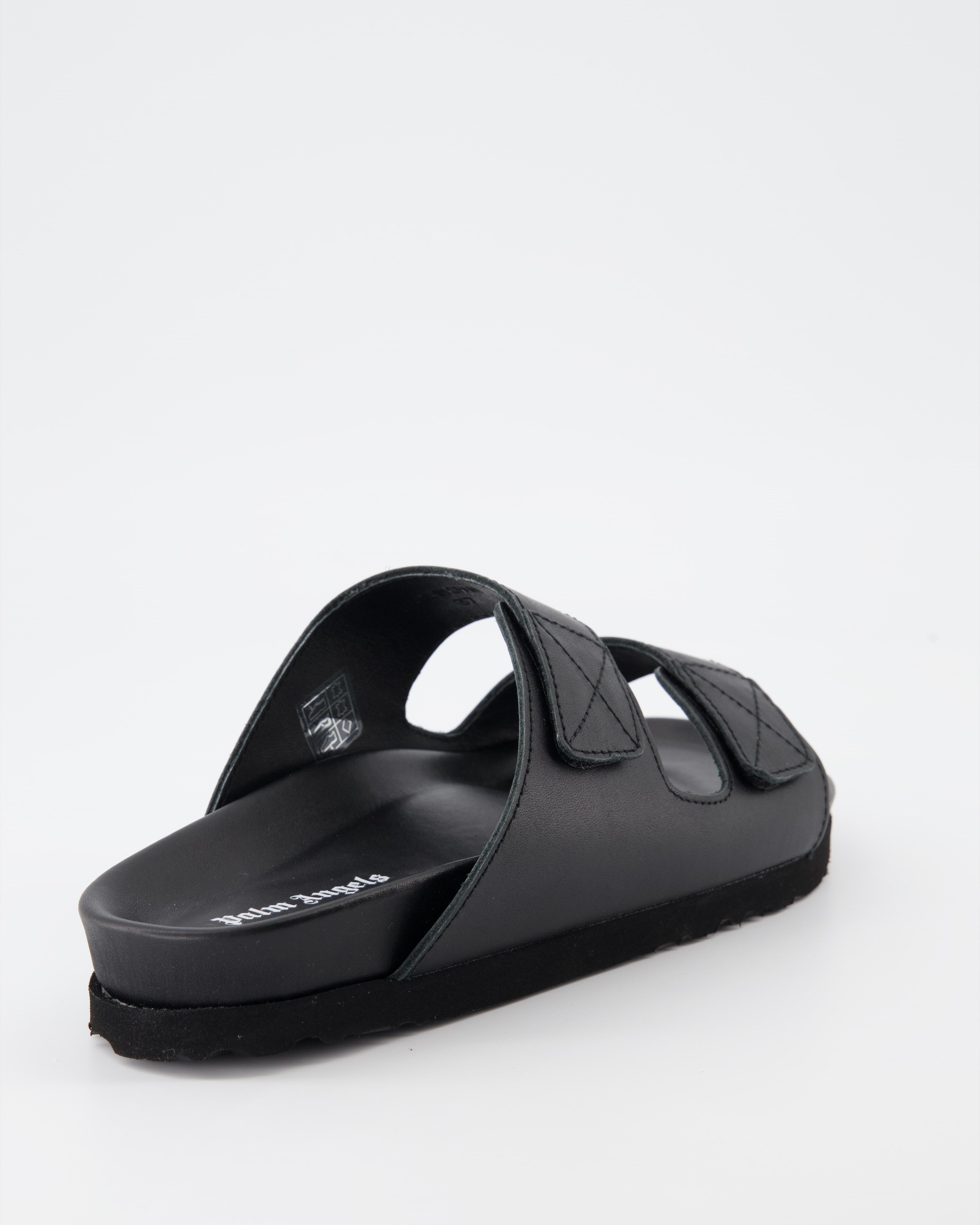 Open shoes Two-strap slides Palm Angels Black Women