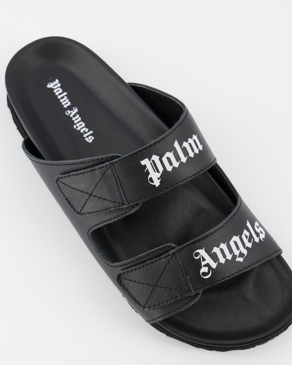 Open shoes Two-strap slides Palm Angels Black Women