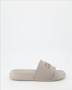 Open shoes Logo slides Alexander McQueen Gray Man