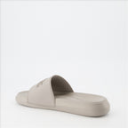 Open shoes Logo slides Alexander McQueen Gray Man