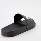 Offene schuhe Claquettes à logo Palm Angels Schwarz Homme