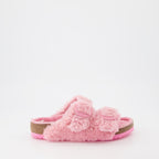 Chaussures ouvertes Claquettes Arizona Birkenstock Rose Femme