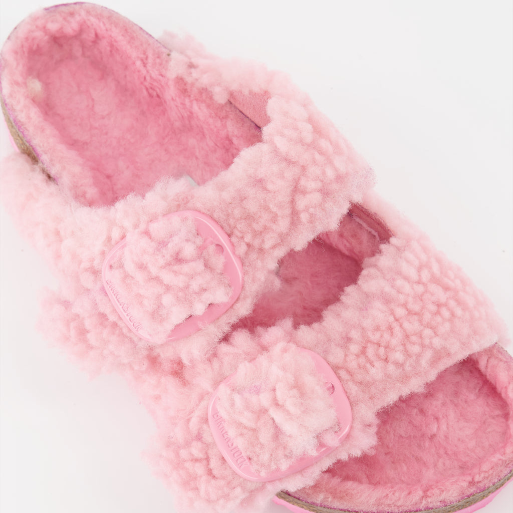 Chaussures ouvertes Claquettes Arizona Birkenstock Rose Femme