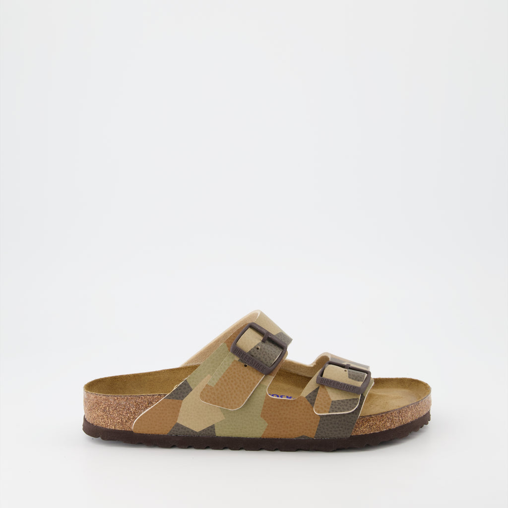Scarpe aperte Claquettes Arizona Birkenstock Marrone Homme