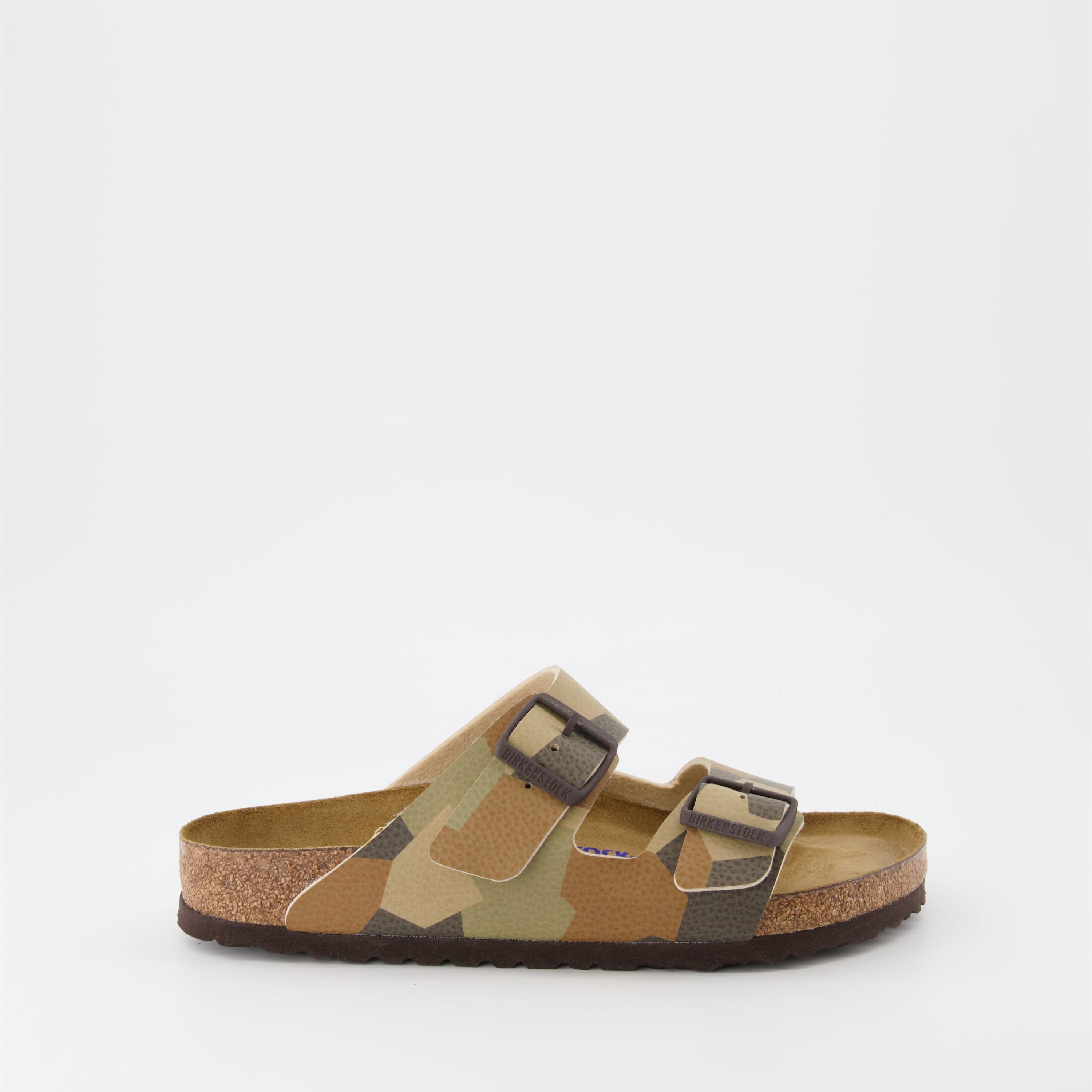 Scarpe aperte Claquettes Arizona Birkenstock Marrone Homme