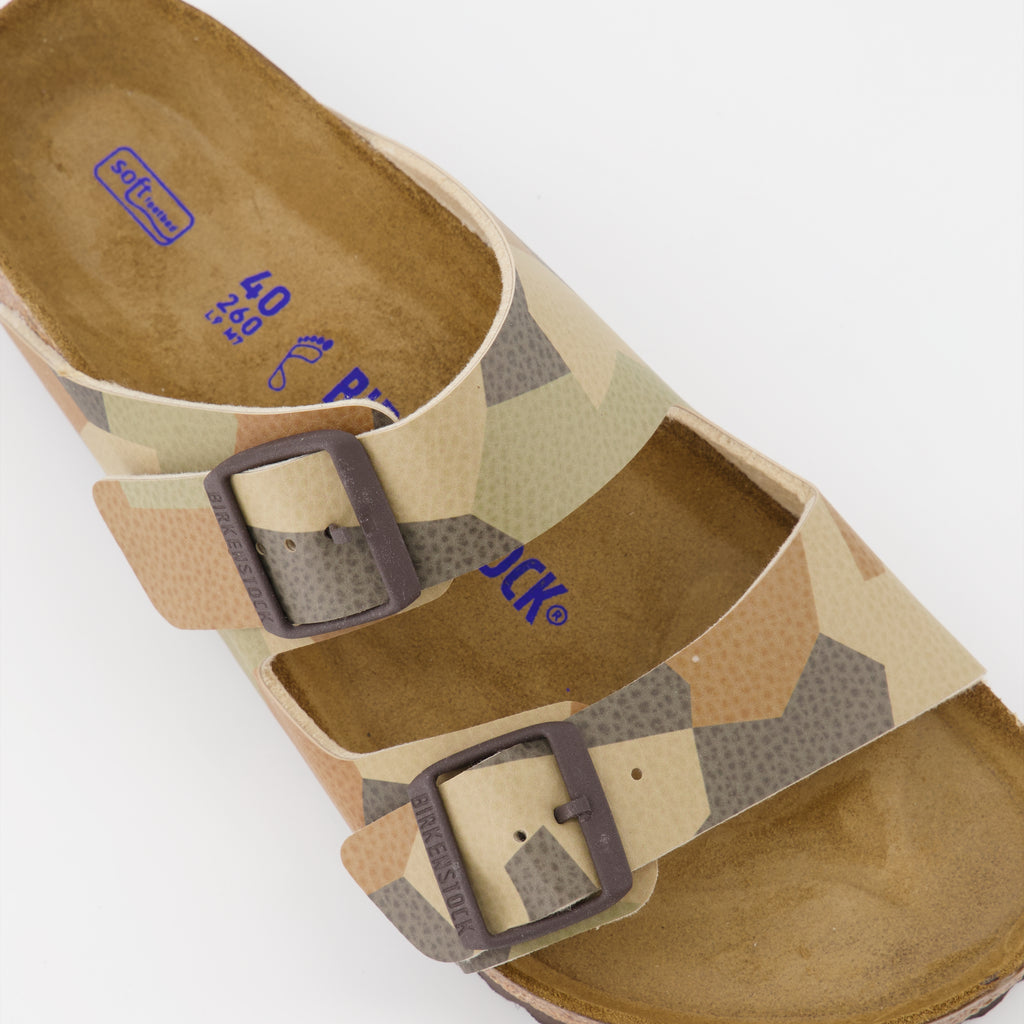 Scarpe aperte Claquettes Arizona Birkenstock Marrone Homme