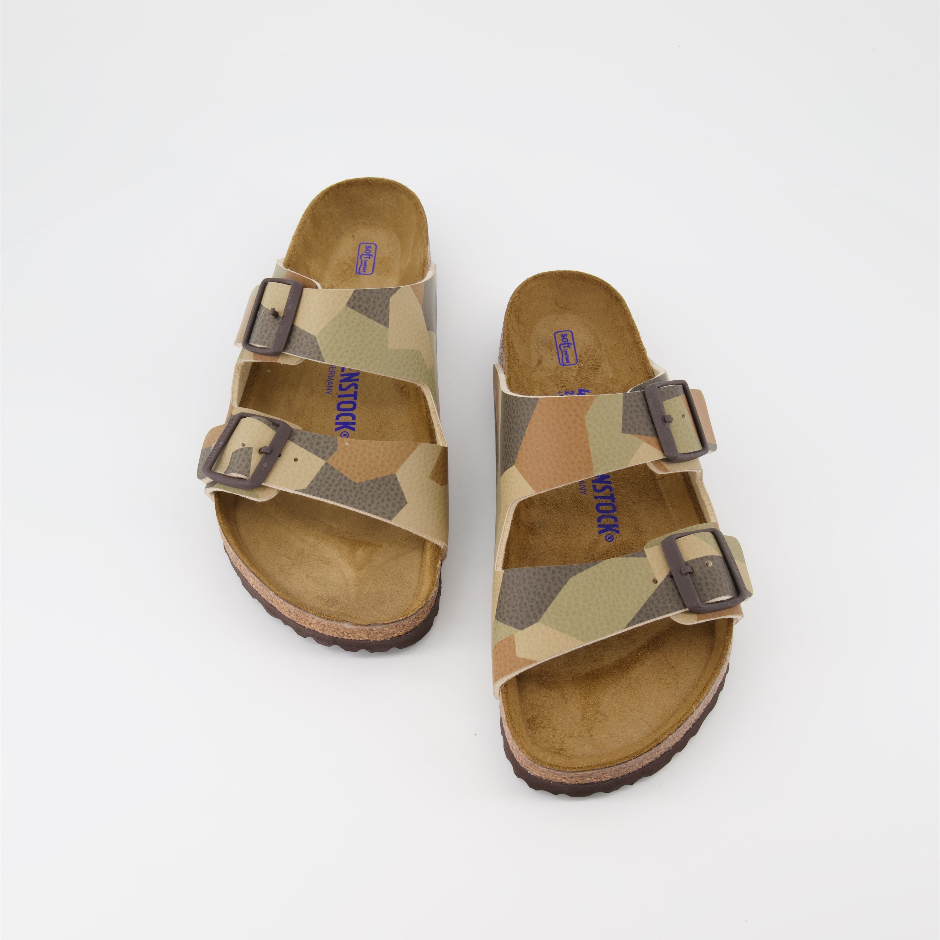 Scarpe aperte Claquettes Arizona Birkenstock Marrone Homme