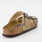 Scarpe aperte Claquettes Arizona Birkenstock Marrone Homme