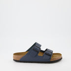 Offene schuhe Claquettes Arizona Birkenstock Blau Homme