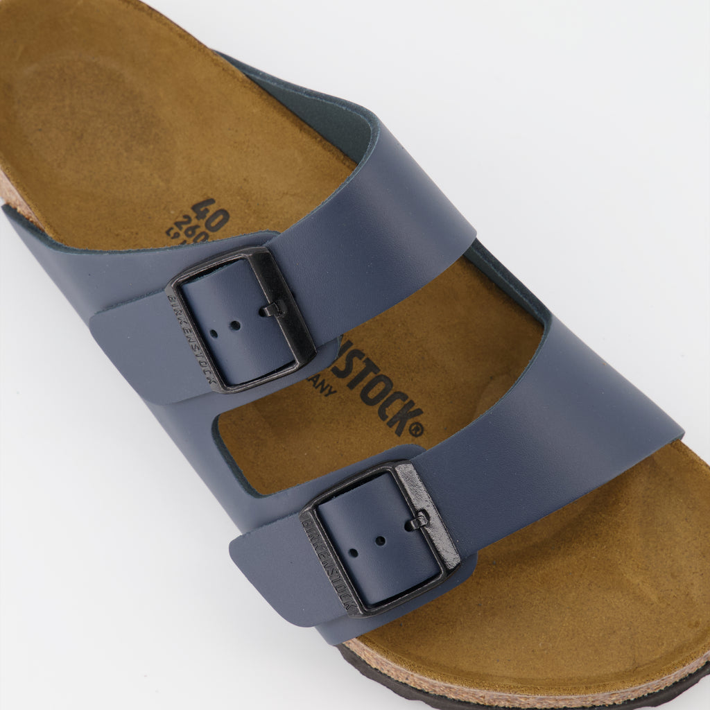 Offene schuhe Claquettes Arizona Birkenstock Blau Homme