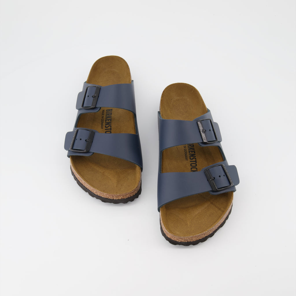 Offene schuhe Claquettes Arizona Birkenstock Blau Homme