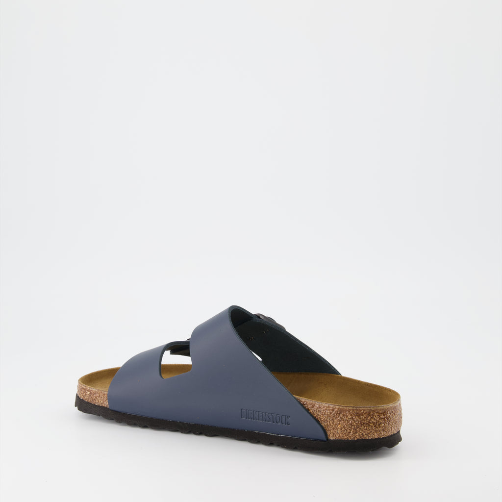 Offene schuhe Claquettes Arizona Birkenstock Blau Homme