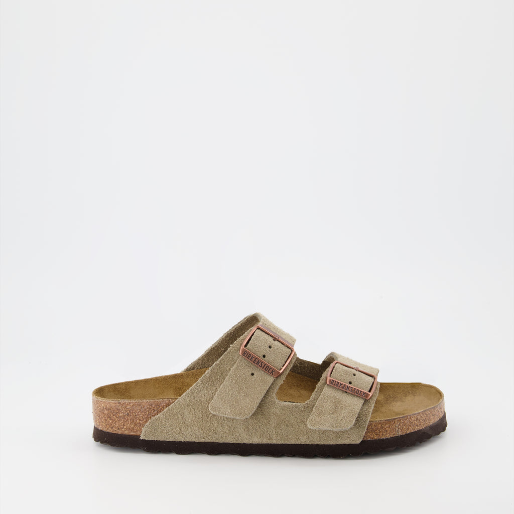 Scarpe aperte Infradito Arizona Birkenstock Marrone Homme
