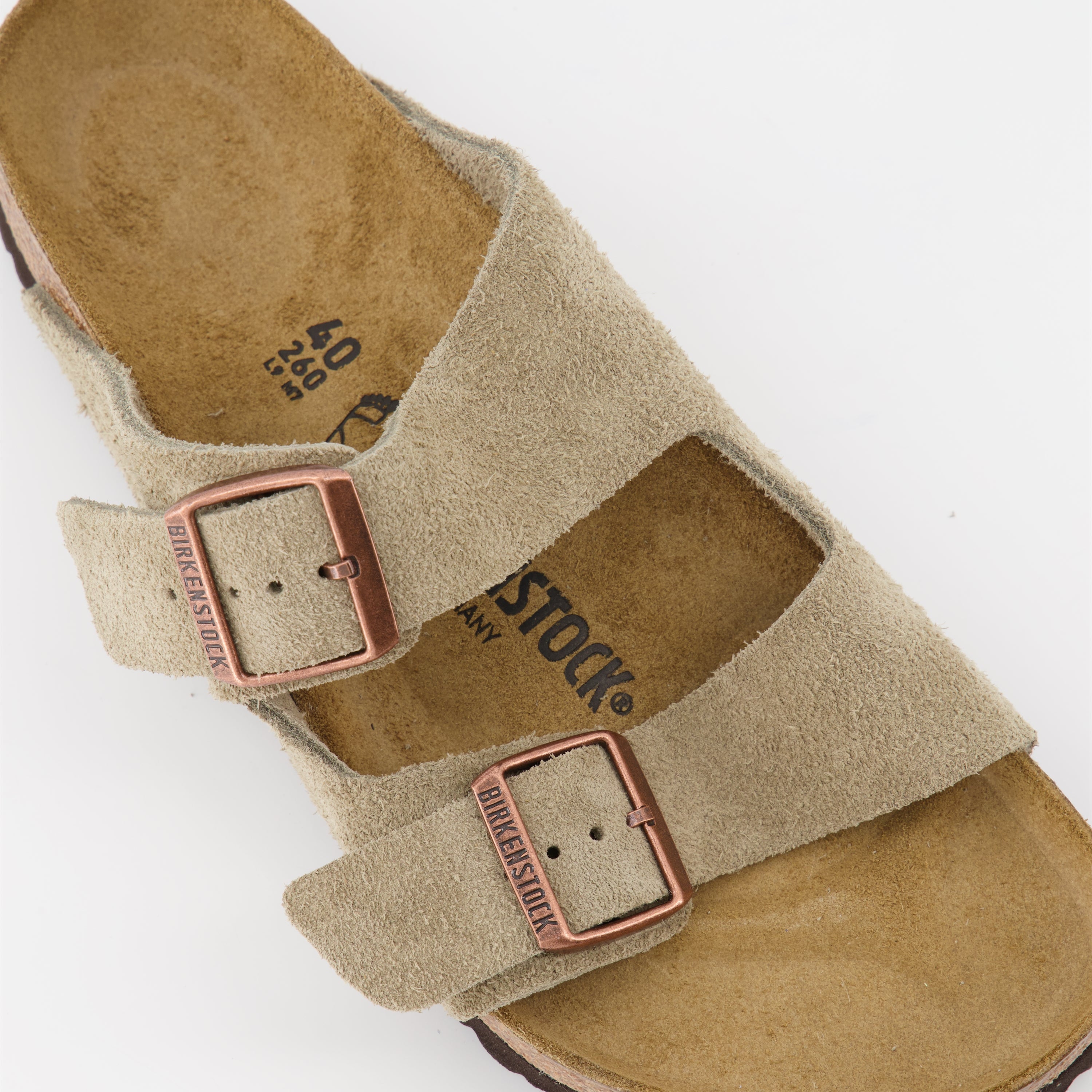 Scarpe aperte Infradito Arizona Birkenstock Marrone Homme