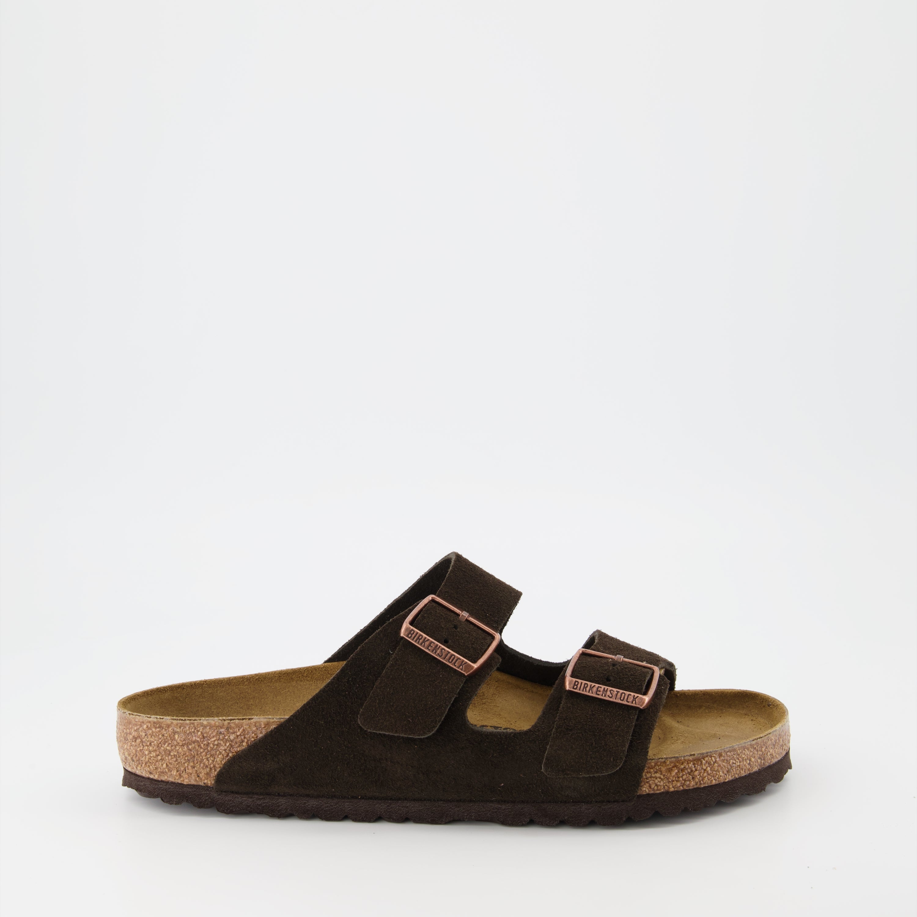 Scarpe aperte Claquettes Arizona Birkenstock Marrone Unisex