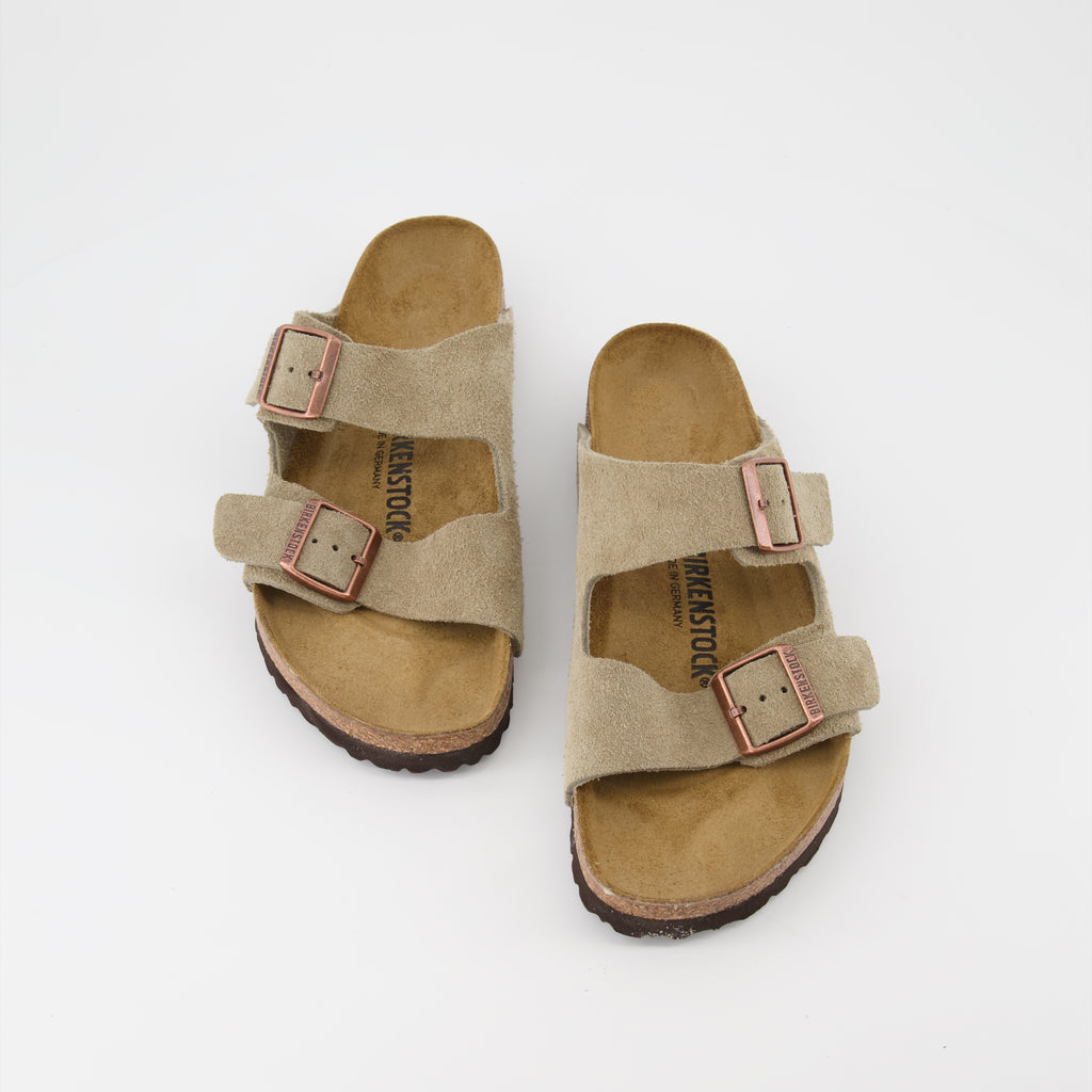 Scarpe aperte Infradito Arizona Birkenstock Marrone Homme