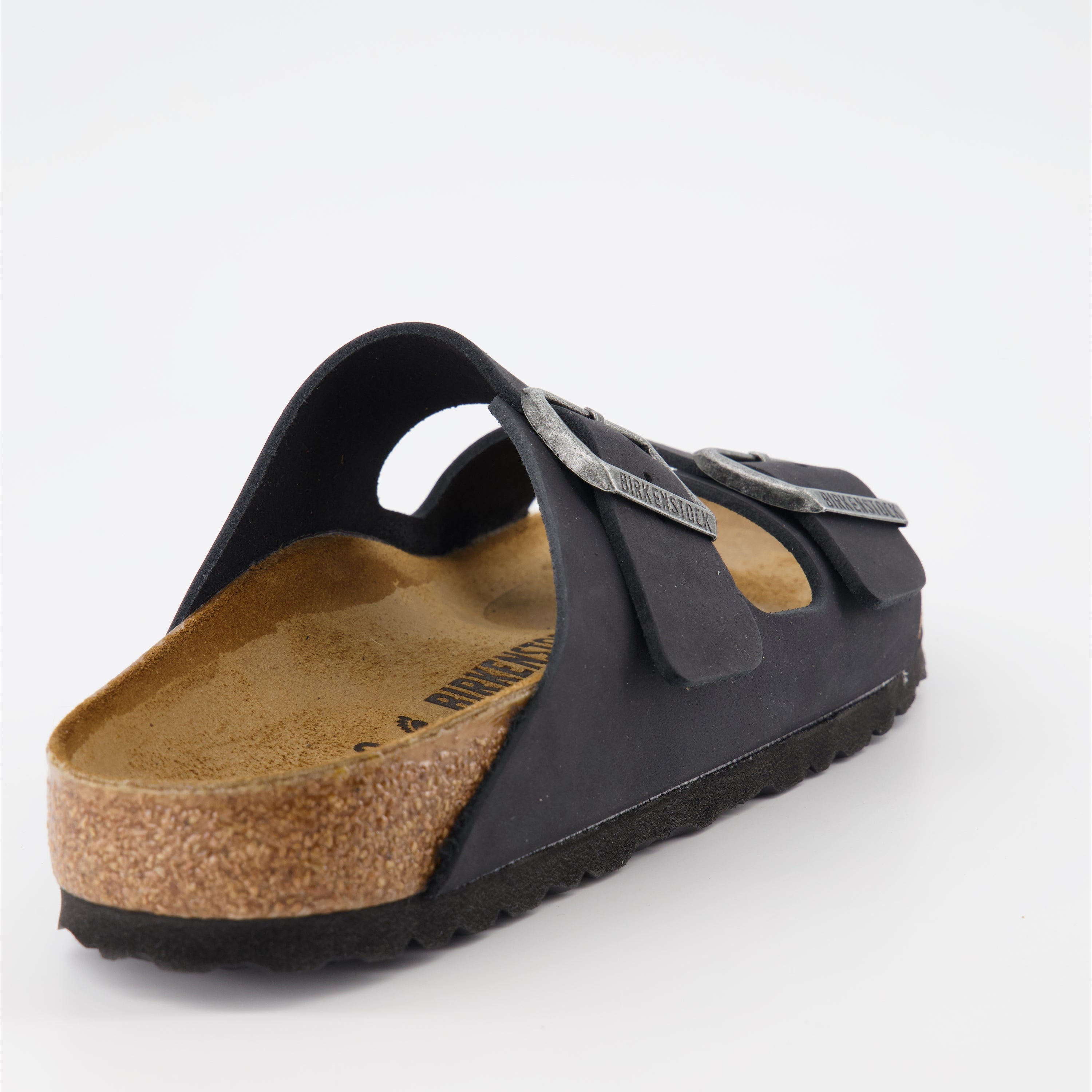 Chaussures ouvertes Claquettes Arizona Birkenstock Noir Femme