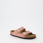 Offene schuhe Claquettes Arizona Birkenstock Rosa Femme
