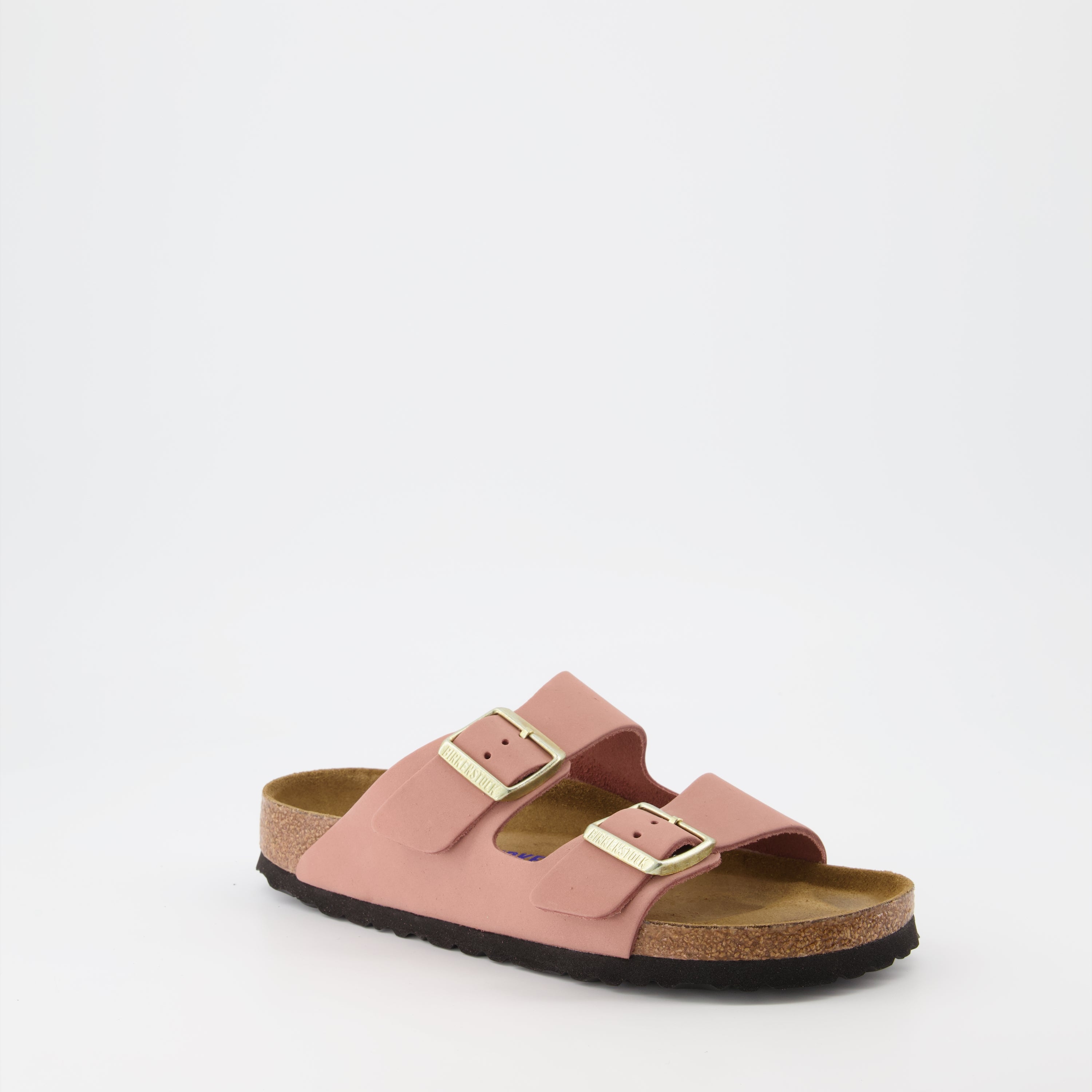 Offene schuhe Claquettes Arizona Birkenstock Rosa Femme