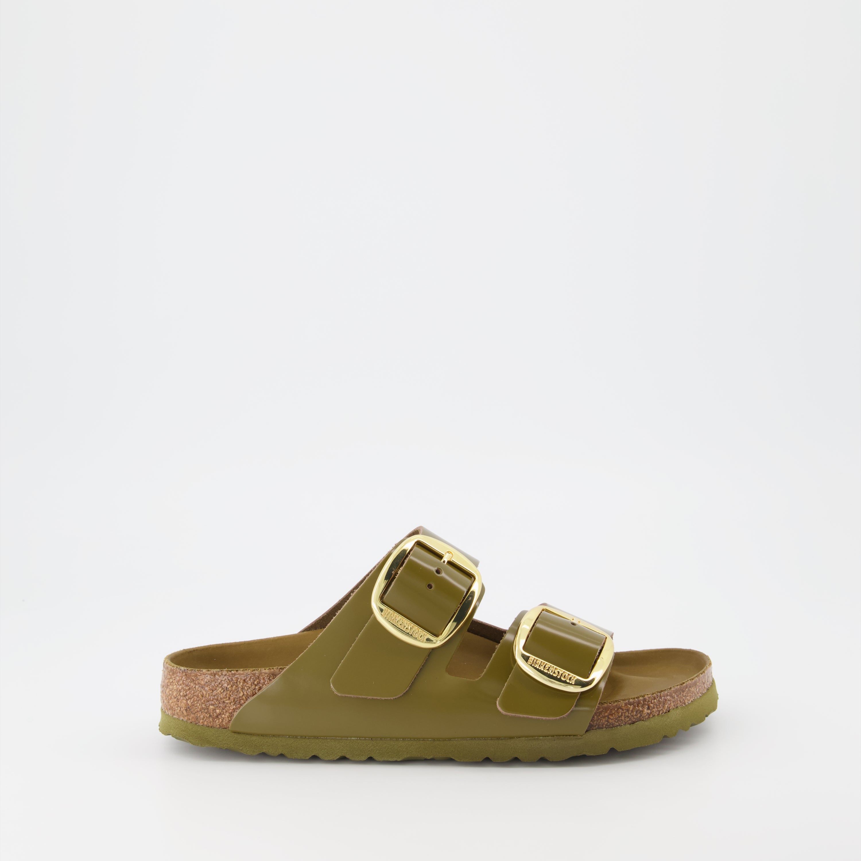 Scarpe aperte Claquettes Arizona Birkenstock Verde Femme