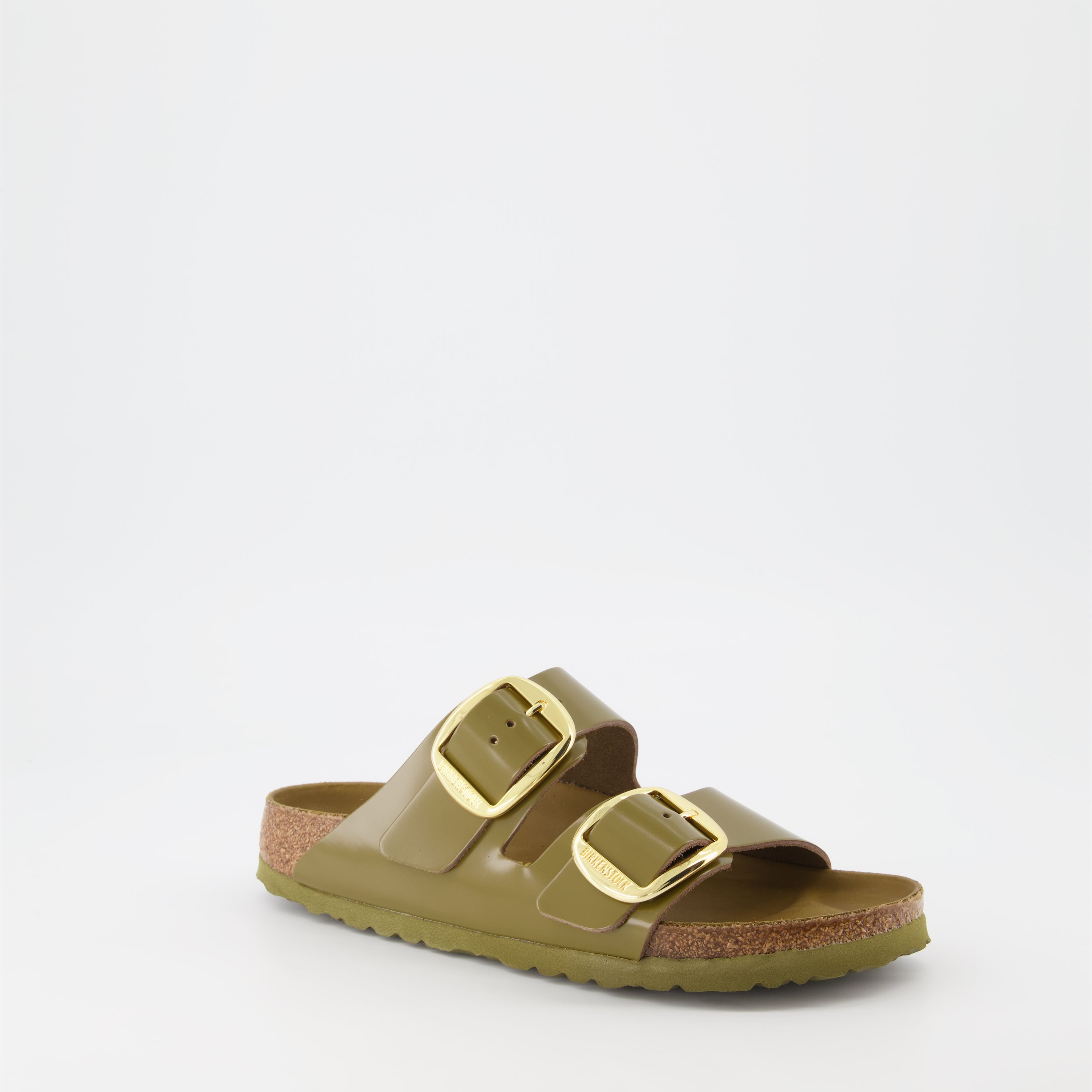 Scarpe aperte Claquettes Arizona Birkenstock Verde Femme