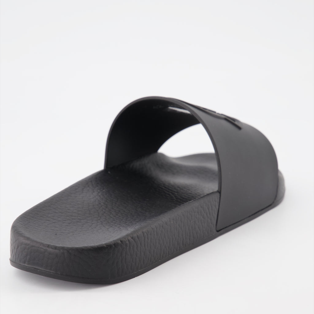 Chaussures ouvertes Claquettes Basile Moncler Noir Homme