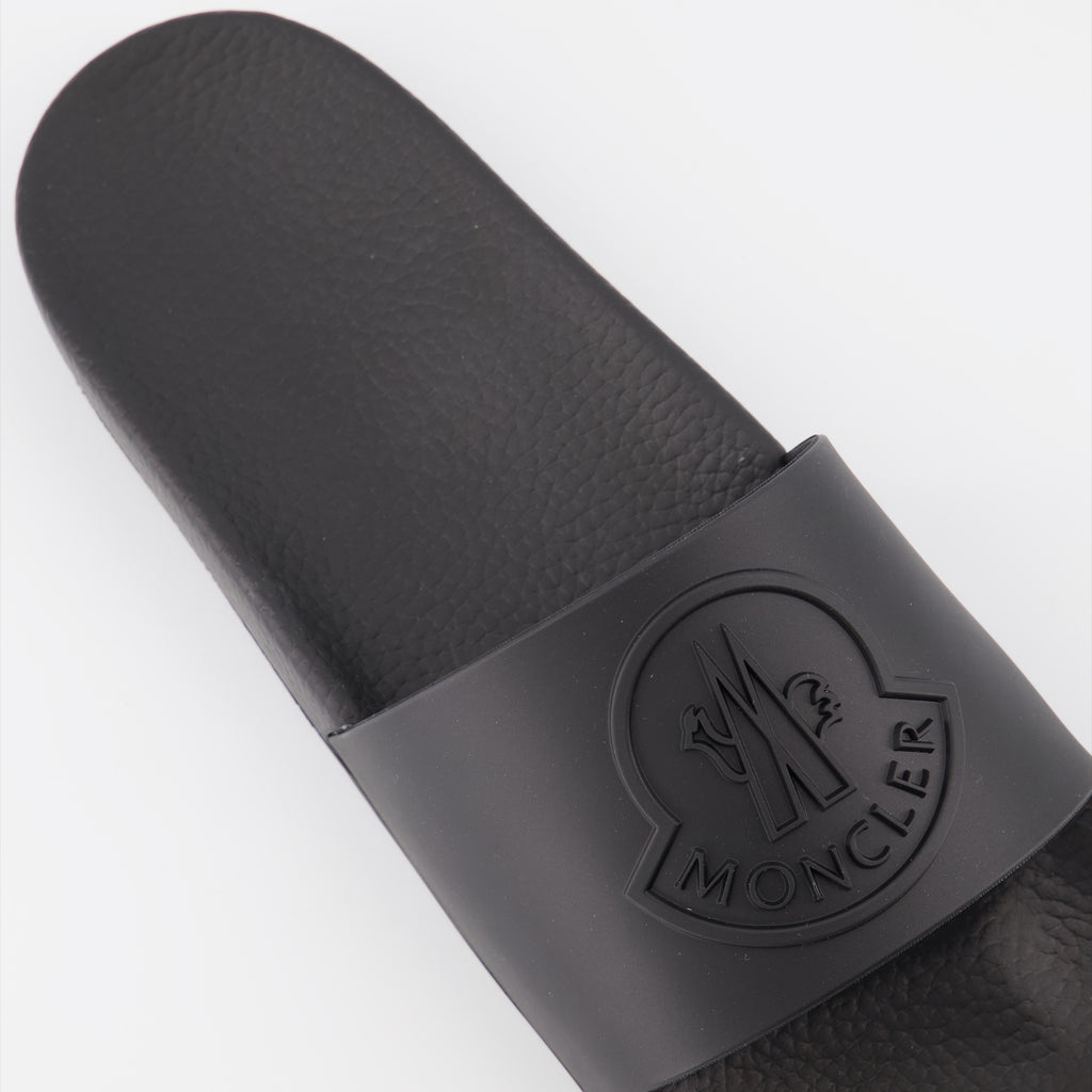 Chaussures ouvertes Claquettes Basile Moncler Noir Homme