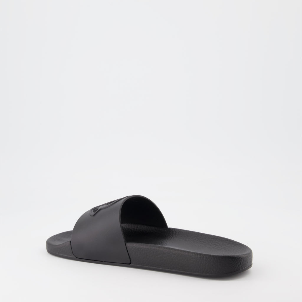 Chaussures ouvertes Claquettes Basile Moncler Noir Homme