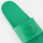 Open shoes Basile slides Moncler Green Man