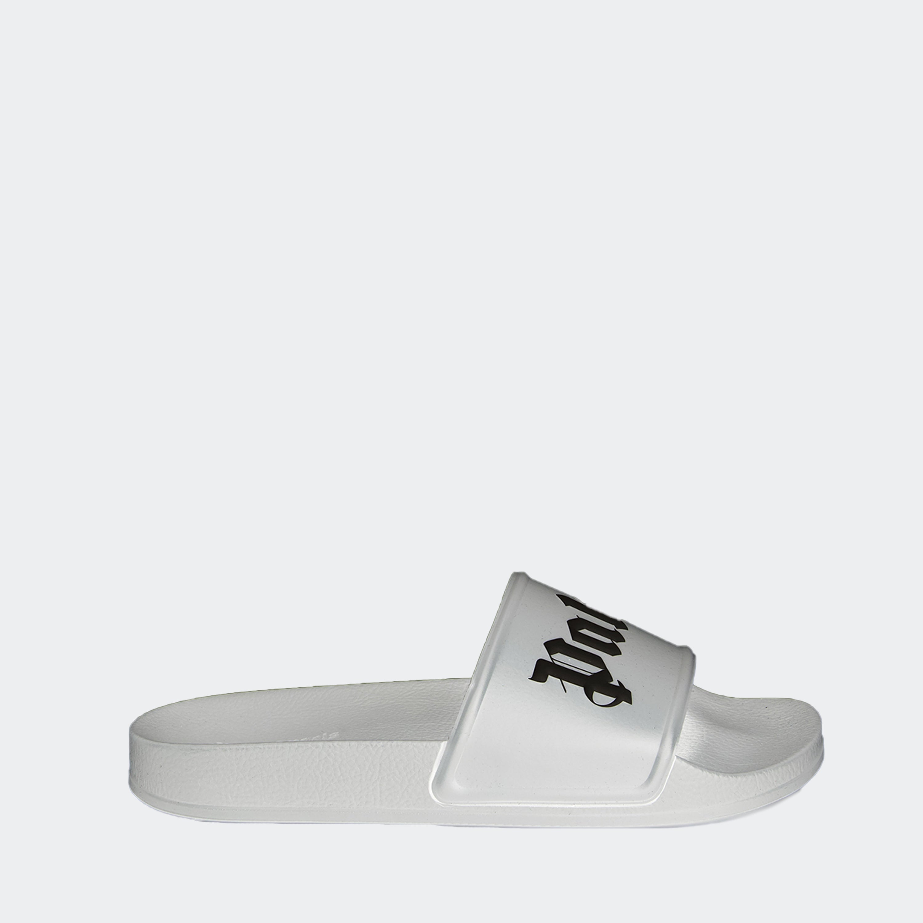 Scarpe aperte Claquettes à logo Palm Angels Bianco Homme