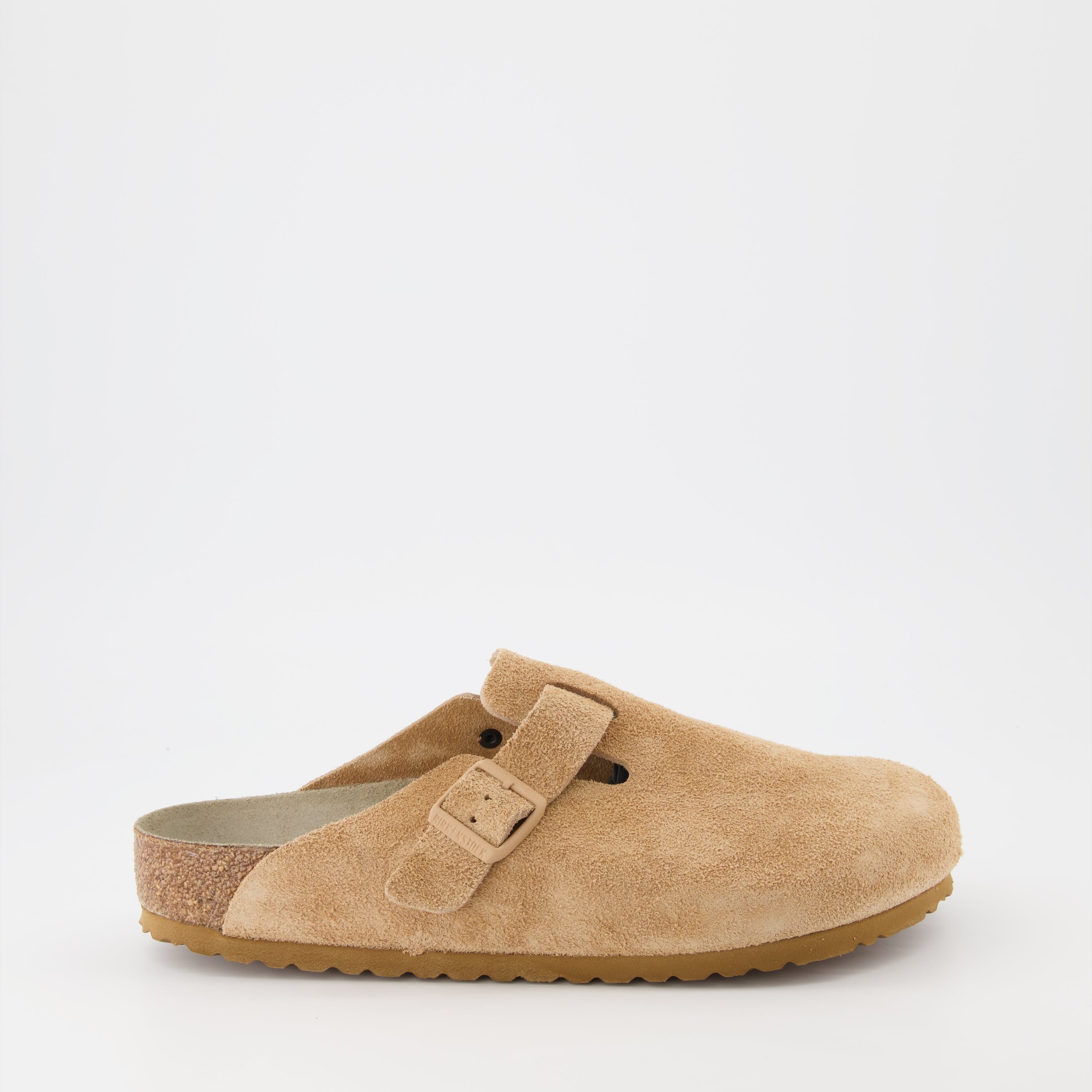 Scarpe aperte Claquettes Boston Birkenstock Beige Homme