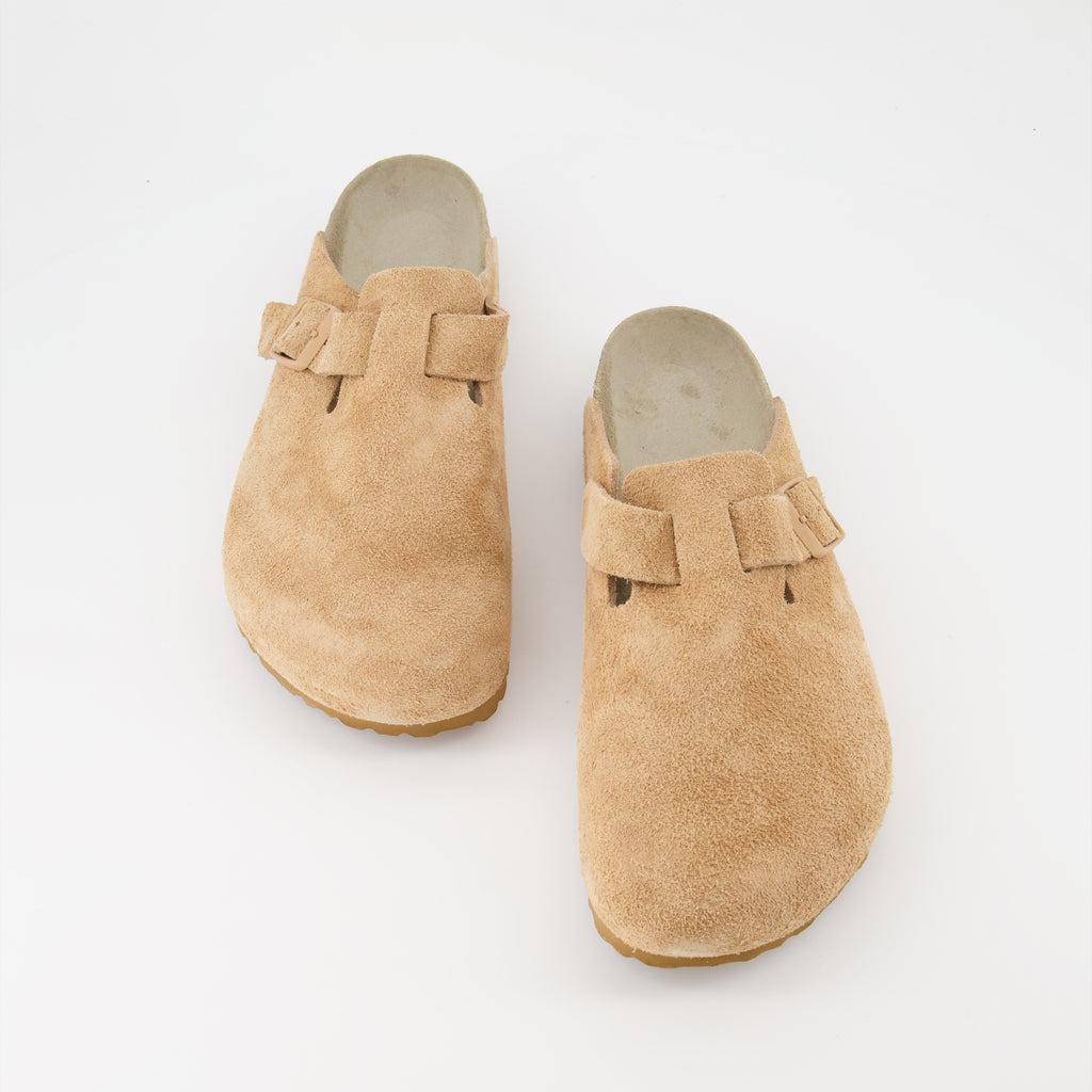 오픈 슈즈 Claquettes Boston Birkenstock 베이지 Homme