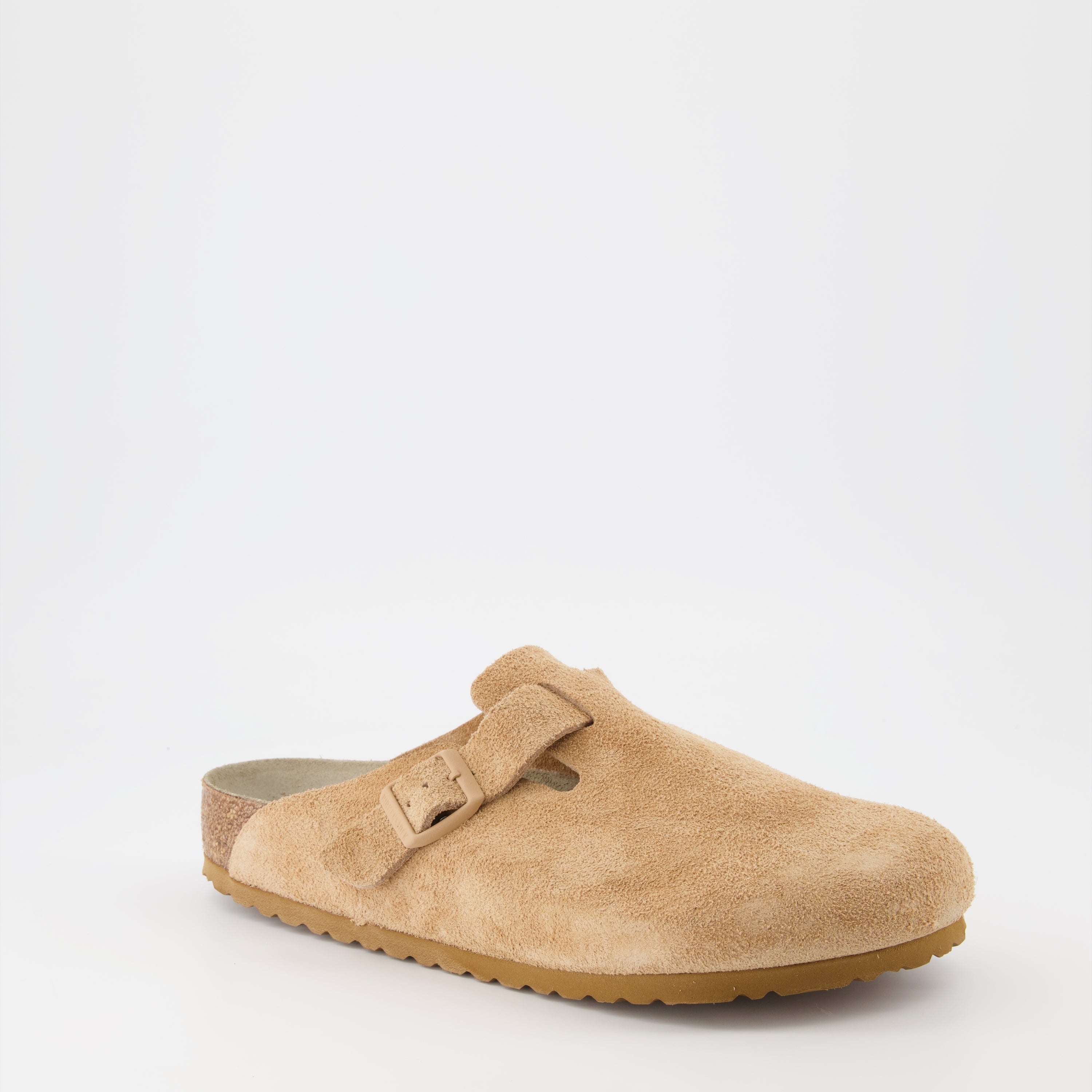 Scarpe aperte Claquettes Boston Birkenstock Beige Homme