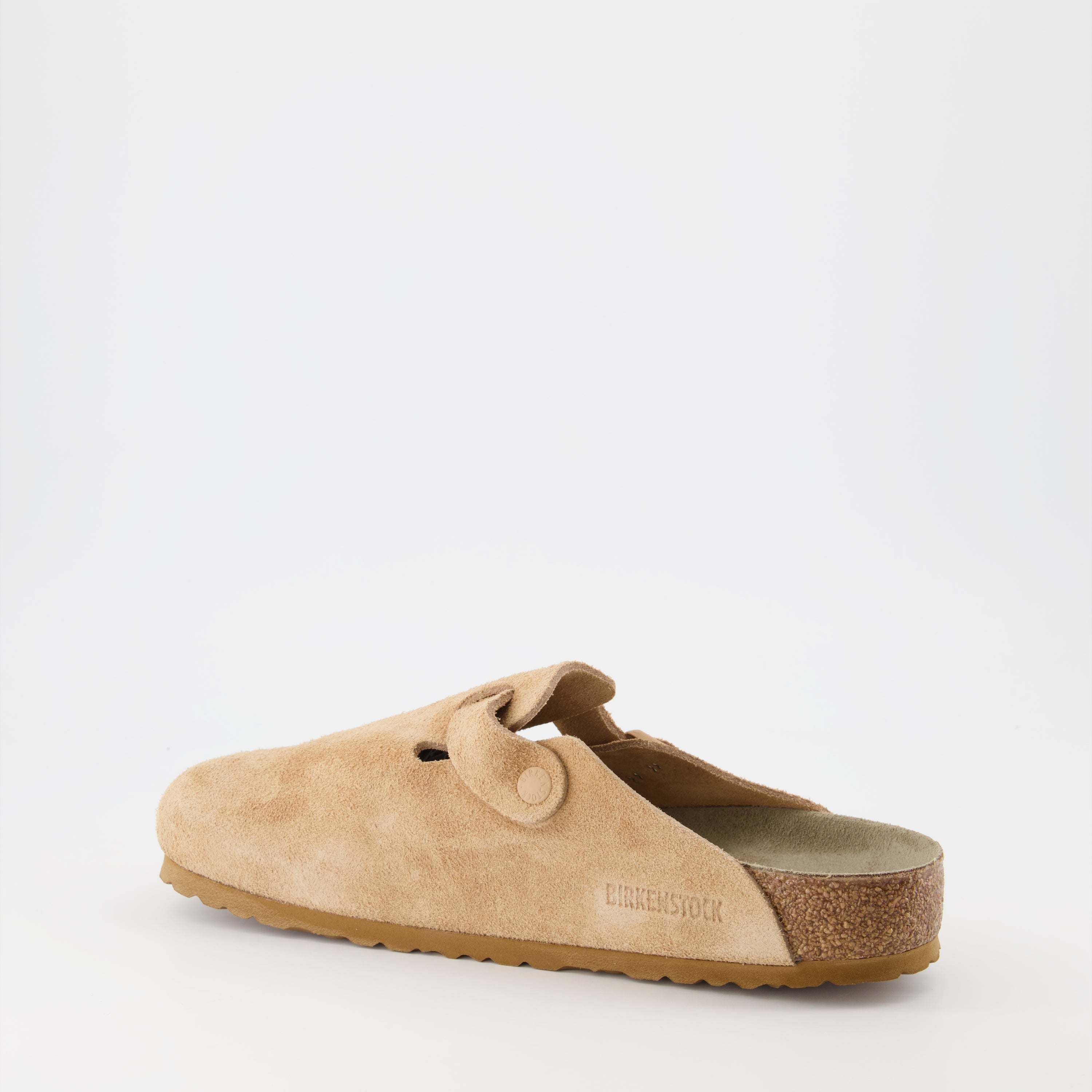 Scarpe aperte Claquettes Boston Birkenstock Beige Homme