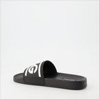 Chaussures ouvertes Claquettes DG Dolce & Gabbana Noir Homme